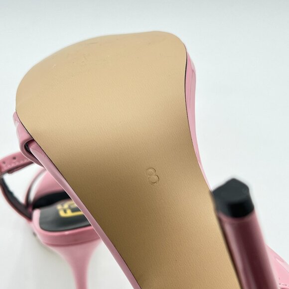 FSJ Light Pink Sexy High Heel Sandal Back Strap Slingback Open Toe Evening Shoes - Picture 6 of 8
